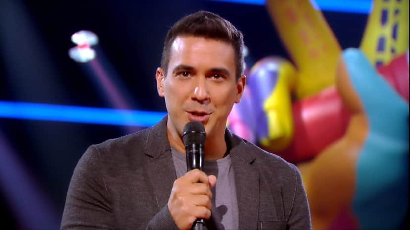 André Marques no comando do The Voice Kids (Foto: Reprodução/Globo) André Marques no comando do The Voice Kids (Foto: Reprodução/Globo)