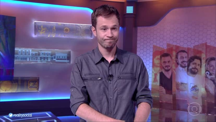 Tiago Leifert no BBB18 (Foto: Reprodução) Tiago Leifert no BBB18 (Foto: Reprodução)