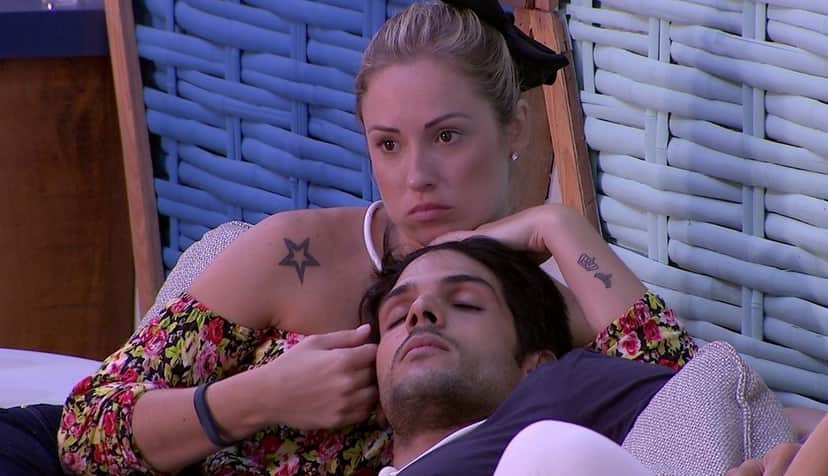 Jéssica e Lucas na casa do BBB18 (Foto: Reprodução) Jéssica e Lucas na casa do BBB18 (Foto: Reprodução)