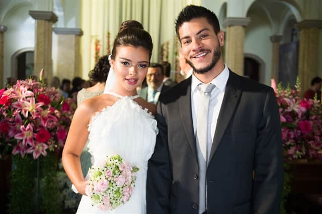 Melissa (Gabriella Mustafá) e Diego (Arthur Aguiar) em O Outro Lado do Paraíso (Foto: Globo/Raquel Cunha) Melissa (Gabriella Mustafá) e Diego (Arthur Aguiar) em O Outro Lado do Paraíso (Foto: Globo/Raquel Cunha)
