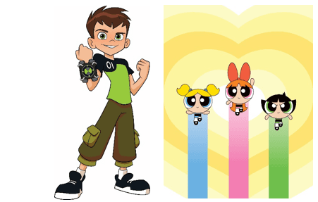 Novas versões de Ben 10 e As Meninas Superpoderosas (Foto: Divulgação) Novas versões de Ben 10 e As Meninas Superpoderosas (Foto: Divulgação)