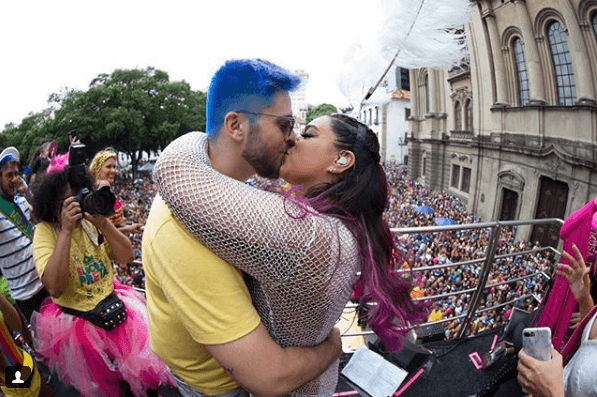 Preta Gil e o marido no carnaval Preta Gil e o marido no carnaval