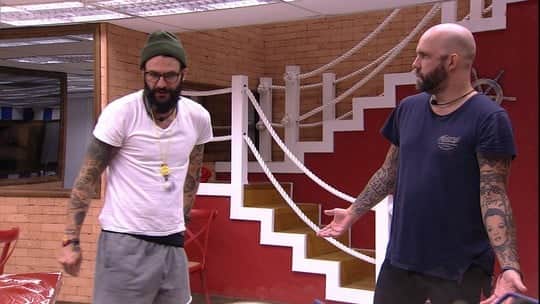 Caruso e Wagner no BBB18 (Foto: Reprodução) Caruso e Wagner no BBB18 (Foto: Reprodução)