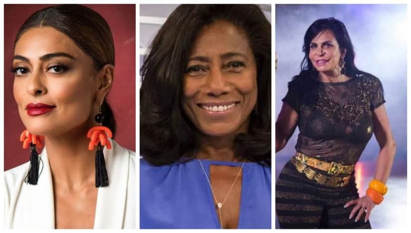 Famosas já deram declarações contra o feminismo (Foto: Divulgação/Montagem) Famosas já deram declarações contra o feminismo (Foto: Divulgação/Montagem)