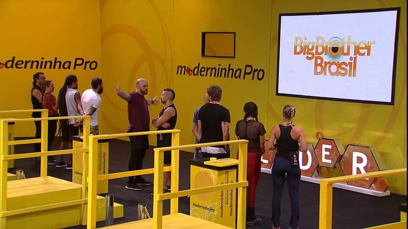 Prova do Líder é de resistência no BBB18 (Foto: TV Globo) Prova do Líder é de resistência no BBB18 (Foto: TV Globo)