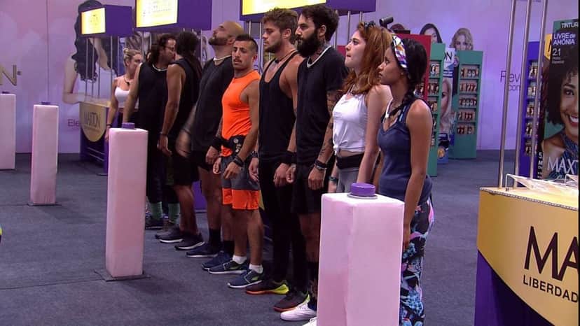 Prova do Líder do BBB18 foi em duplas novamente (Foto divulgação) Prova do Líder do BBB18 foi em duplas novamente (Foto divulgação)