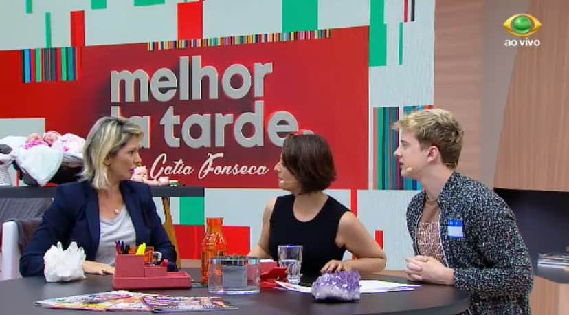 Catia Fonseca recebeu Antonia Fontenelle no Melhor da Tarde (Foto: Reprodução)