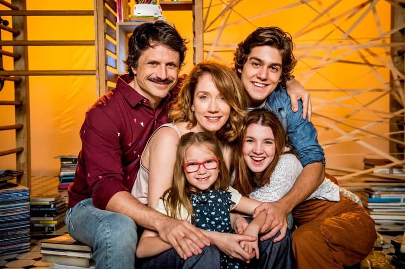 Família da professora Gabriela de Malhação (Foto: TV Globo/João Cotta)