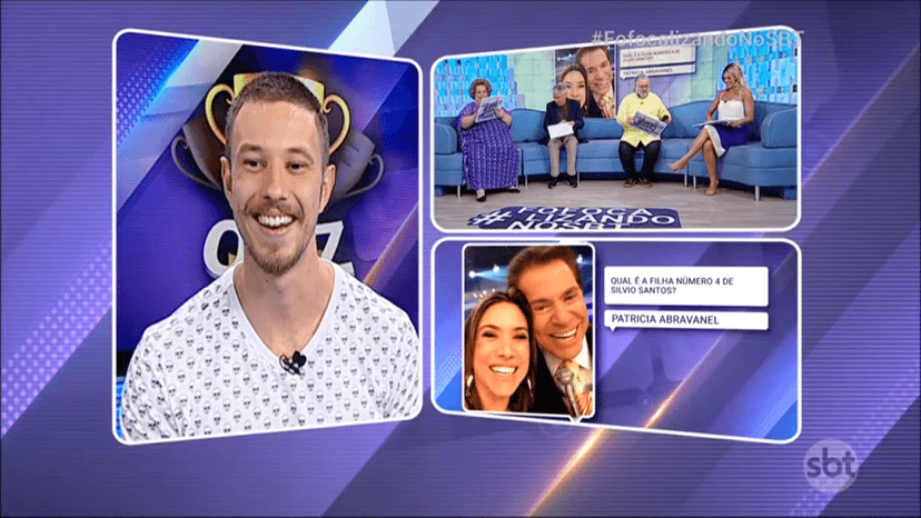Gabriel Cartolano ganha mais espaço no Fofocalizando. (Foto: Reprodução/SBT) Gabriel Cartolano ganha mais espaço no Fofocalizando. (Foto: Reprodução/SBT)