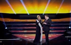 Joelma e Silvio Santos no Troféu Imprensa (Foto: Reprodução/SBT) Joelma e Silvio Santos no Troféu Imprensa (Foto: Reprodução/SBT)