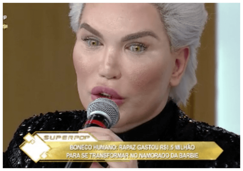 Ken Humano esteve no Superpop (Foto reprodução) Ken Humano esteve no Superpop (Foto reprodução)