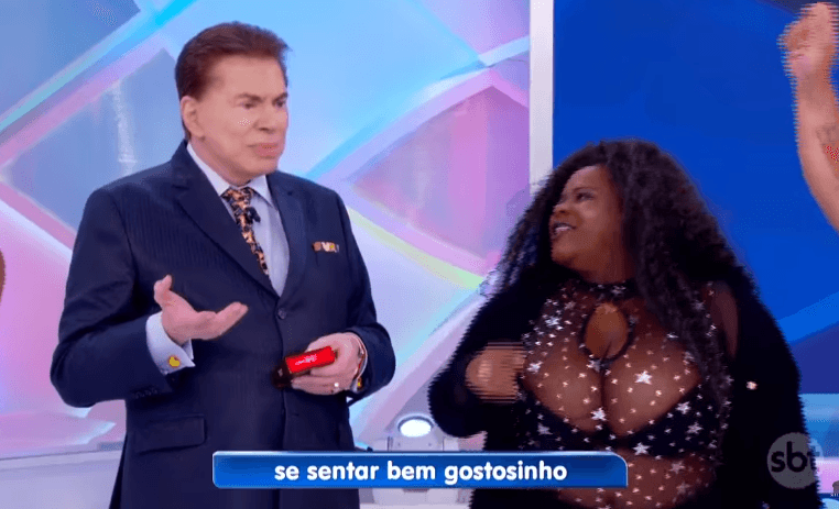 Silvio Santos e Jojo Todynho escutam funk do Silvio (Foto: Reprodução) Silvio Santos e Jojo Todynho escutam funk do Silvio (Foto: Reprodução)
