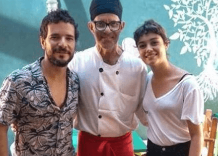 Sophie Charlotte, Daniel de Oliveira e um amigo (Foto: Reprodução) Sophie Charlotte, Daniel de Oliveira e um amigo (Foto: Reprodução)