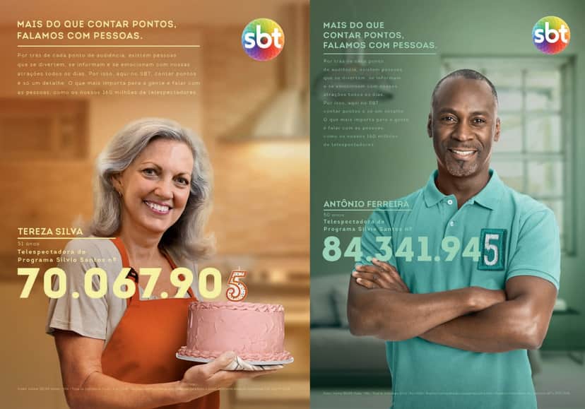 Nova campanha do SBT (Foto: Divulgação/SBT)