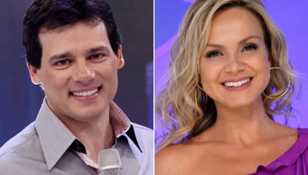 Os apresentadores Celso Portiolli e Eliana em seus programas no SBT (Foto: Divulgação/SBT) Os apresentadores Celso Portiolli e Eliana em seus programas no SBT (Foto: Divulgação/SBT)