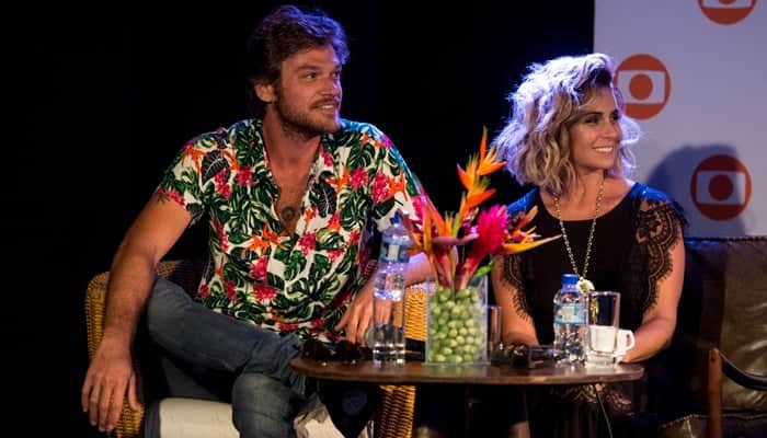 Emílio Dantas e Giovanna Antonelli em evento de Segundo Sol na Bahia (Foto: Globo/João Cotta) Emílio Dantas e Giovanna Antonelli em evento de Segundo Sol na Bahia (Foto: Globo/João Cotta)