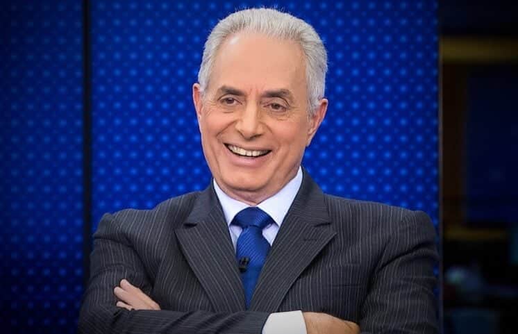 William Waack era o comandante do Jornal da Globo (Foto: Reprodução) William Waack era o comandante do Jornal da Globo (Foto: Reprodução)