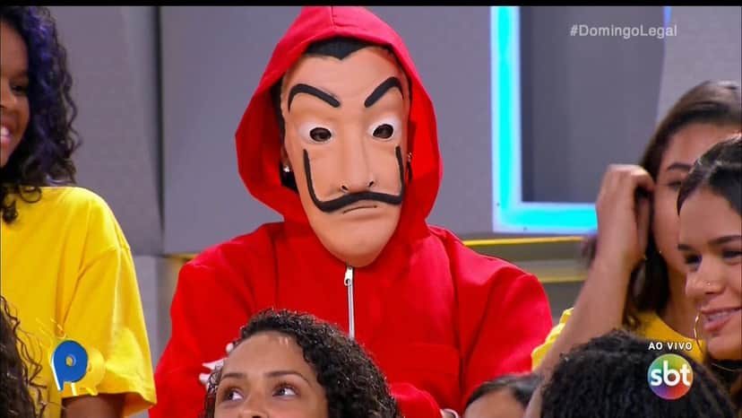La Casa de Papel no Domingo Legal (Foto: Reprodução) La Casa de Papel no Domingo Legal (Foto: Reprodução)