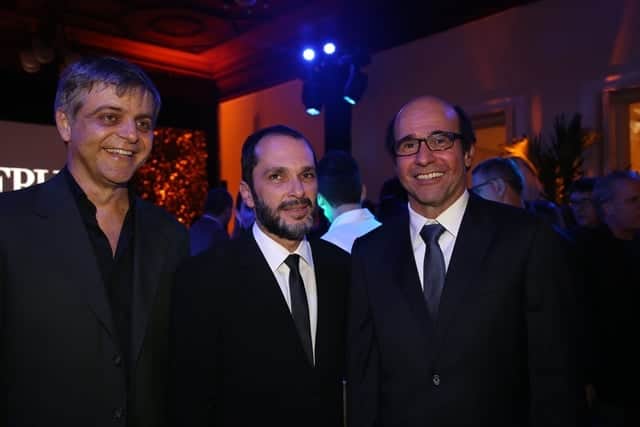 Sergio Goldenberg, José Luiz Villamarim e George Moura (Foto: Globo/Paulo Belote) Sergio Goldenberg, José Luiz Villamarim e George Moura (Foto: Globo/Paulo Belote)