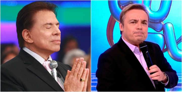 Silvio Santos vai receber presente das mãos de Gugu Liberato (Foto reprodução) Silvio Santos vai receber presente das mãos de Gugu Liberato (Foto reprodução)