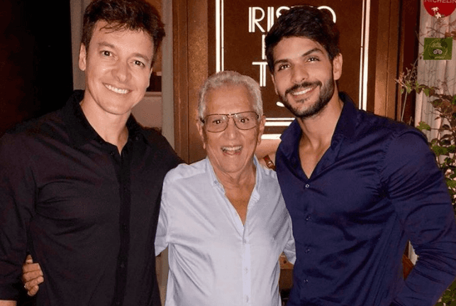 Rodrigo Faro, Carlos Alberto e Lucas (Foto: Reprodução/Instagram)
