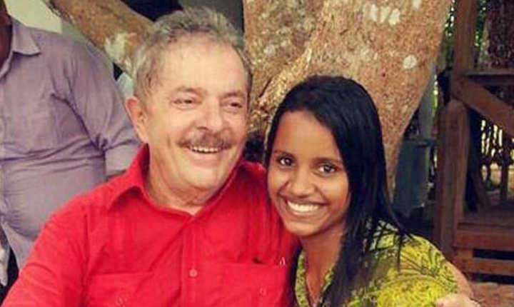 Ex-Gleice com Lula (Foto: Reprodução) Ex-Gleice com Lula (Foto: Reprodução)