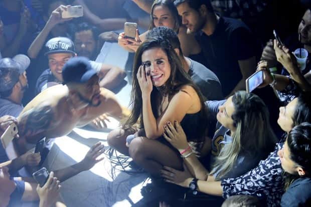 Wanessa Camargo chorou durante show (Foto: AgNews) Wanessa Camargo chorou durante show (Foto: AgNews)