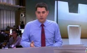 Evaristo Costa que apresentava o Jornal Hoje na Globo estaria na emissora também dio SBT e de outra emissora (Foto: Reprodução) Evaristo Costa que apresentava o Jornal Hoje na Globo estaria na emissora também dio SBT e de outra emissora (Foto: Reprodução)