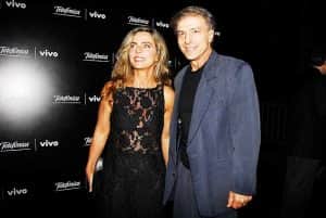 O casal Bruna Lombardi e Carlos Alberto Riccelli (Foto: Reprodução) O casal Bruna Lombardi e Carlos Alberto Riccelli (Foto: Reprodução)