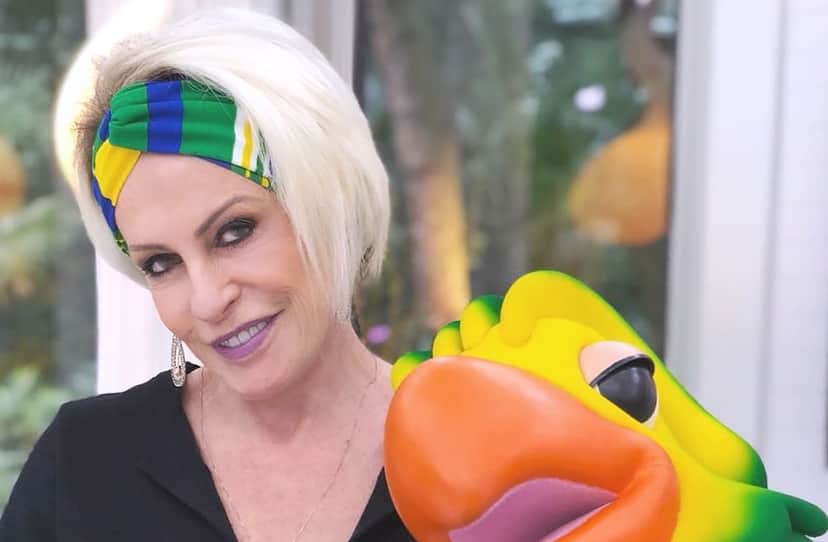 Ana Maria Braga pronta para torcer pelo Brasil (Foto: Reprodução/Twitter Ana Maria Braga pronta para torcer pelo Brasil (Foto: Reprodução/Twitter