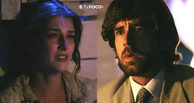 Cecília e Rômulo em O Tempo Não Para (Foto: Montagem/TV Foco) Cecília e Rômulo em O Tempo Não Para (Foto: Montagem/TV Foco)