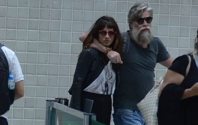 Fábio Assunção e Maria Ribeiro em aeroporto nesta quarta (02) (Foto: AgNews) Fábio Assunção e Maria Ribeiro em aeroporto nesta quarta (02) (Foto: AgNews)
