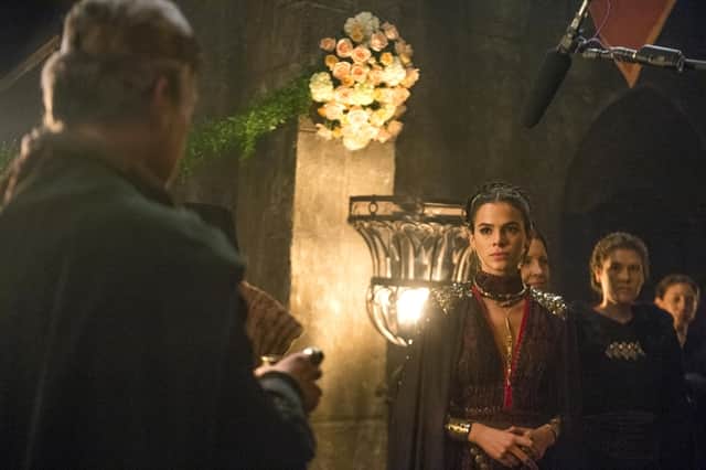Otávio (Alexandre Borges) e Catarina (Bruna Marquezine) (Foto: Globo/Raquel Cunha)