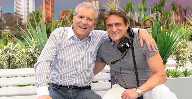 Carlos Alberto de Nóbrega e Marcelo de Nóbrega.. (Foto: Divulgação/SBT) Carlos Alberto de Nóbrega e Marcelo de Nóbrega.. (Foto: Divulgação/SBT)