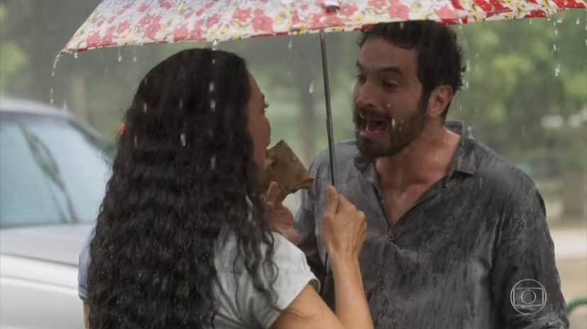 Edgar quer se reconciliar com Cacau em Segundo Sol. (Foto: Reprodução/TV Globo)