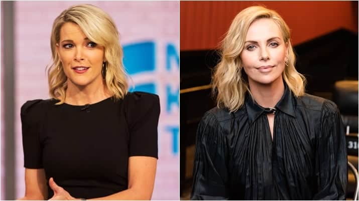Jornalista Megyn Kelly será interpretada por Charlize Theron no cinema. (Foto: Montagem/Divulgação)
