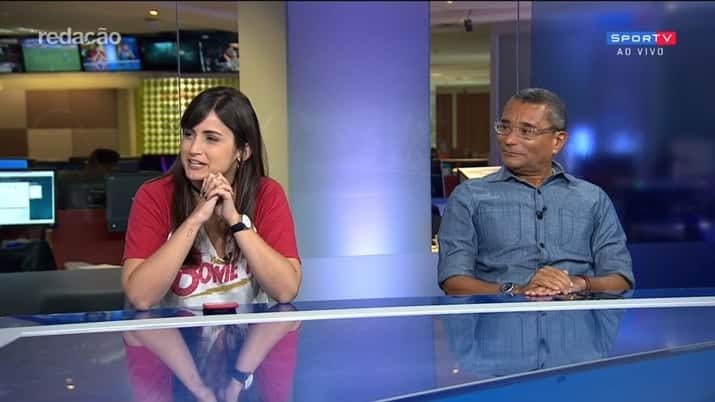Mari Palma no Redação SporTV. (Foto: Reprodução) Mari Palma no Redação SporTV. (Foto: Reprodução)