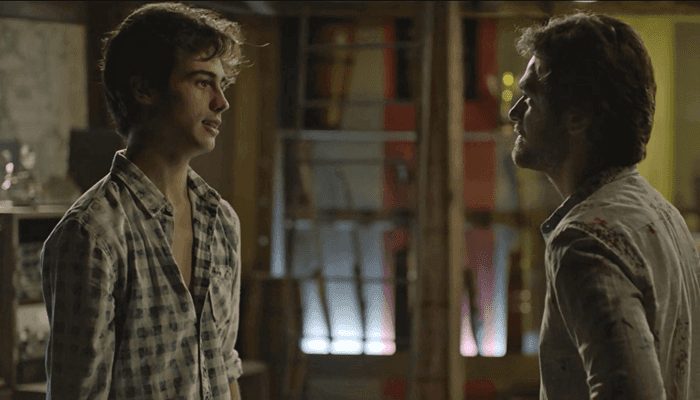 Valentim (Danilo Mesquita) e Beto (Emílio Dantas) em cena de Segundo Sol (Foto: Divulgação/Globo)