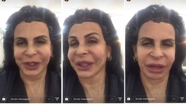 Gretchen aparece tingindo o cabelo e faz brincadeira - (Reprodução/Instagram) Gretchen aparece tingindo o cabelo e faz brincadeira - (Reprodução/Instagram)