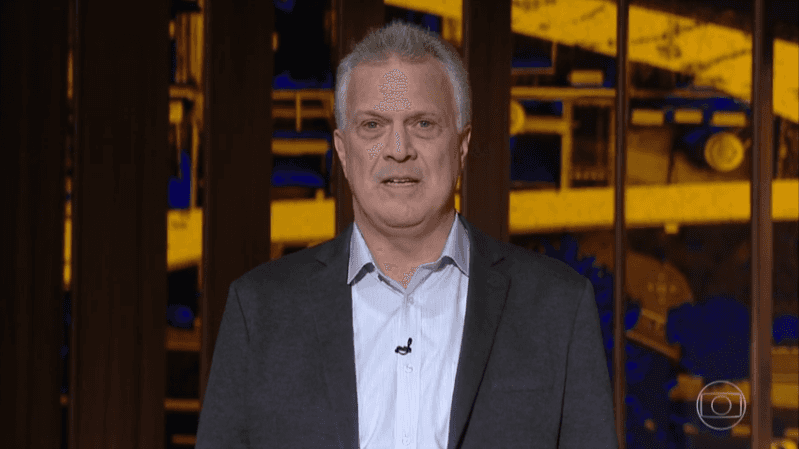 Pedro Bial no comando de seu talk show na Globo (Foto: Reprodução/Globo) Pedro Bial no comando de seu talk show na Globo (Foto: Reprodução/Globo)