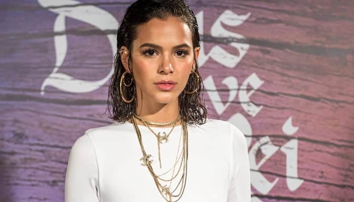 A atriz Bruna Marquezine no lançamento de Deus Salve o Rei (Foto: Globo/João Cotta) A atriz Bruna Marquezine no lançamento de Deus Salve o Rei (Foto: Globo/João Cotta)