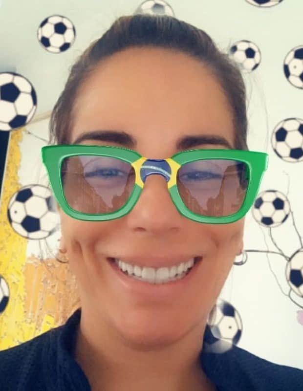 Glória Pires no clima da Copa do Mundo (Foto: Reprodução/Instagram) Glória Pires no clima da Copa do Mundo (Foto: Reprodução/Instagram)
