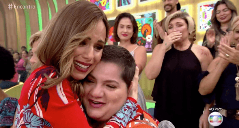Ana Furtado foi aos prantos no Encontro com Fátima Bernardes (Foto: Reprodução) Ana Furtado foi aos prantos no Encontro com Fátima Bernardes (Foto: Reprodução)