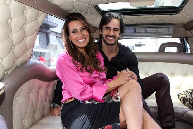 Solange Frazão e o namorado (Foto: Divulgação) Solange Frazão e o namorado (Foto: Divulgação)