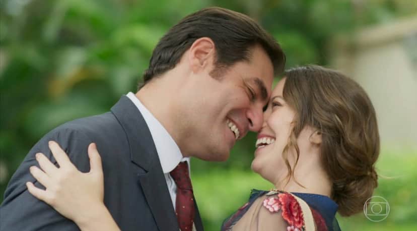 Elisabeta e Darcy em Orgulho e Paixão (Foto: Reprodução/Globo) Elisabeta e Darcy em Orgulho e Paixão (Foto: Reprodução/Globo)