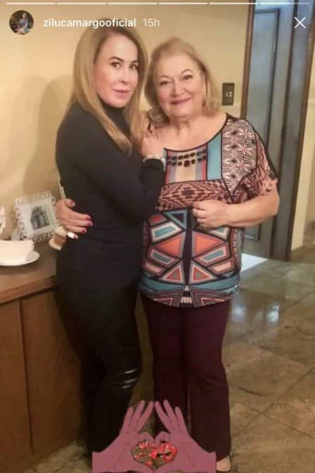 Zilu e a mãe do seu novo namorado (Foto: Reprodução/Instagram) Zilu e a mãe do seu novo namorado (Foto: Reprodução/Instagram)