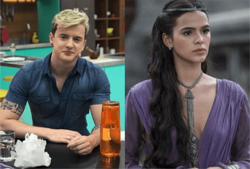 Aaron Tura conta uma fofoca de Bruna Marquezine Aaron Tura conta uma fofoca de Bruna Marquezine