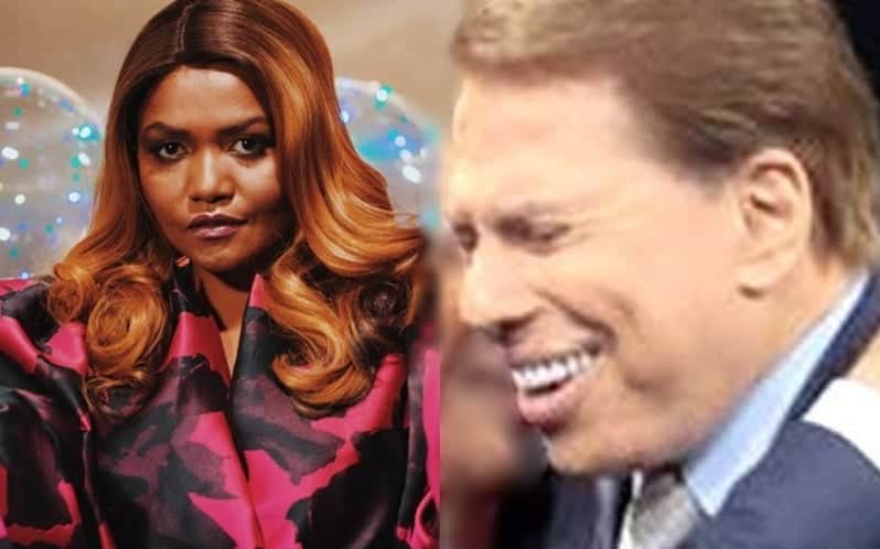 Gaby Amarantos e Silvio Santos (Foto: Reprodução) Gaby Amarantos e Silvio Santos (Foto: Reprodução)