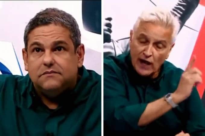 Choro de Neymar foi motivo de discussão em programa da Fox (Reprodução/Twitter/Veja SP) Choro de Neymar foi motivo de discussão em programa da Fox (Reprodução/Twitter/Veja SP)