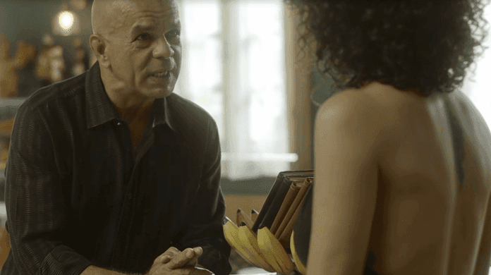 Galdino segue plano de Laureta para descobrir pista sobre Luzia (Foto: TV Globo) Galdino segue plano de Laureta para descobrir pista sobre Luzia (Foto: TV Globo)